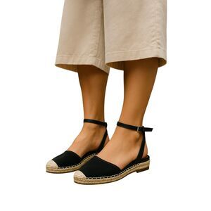 Old Navy Shoes Women Size 7.5 M Black Flat Synthetic Brand New